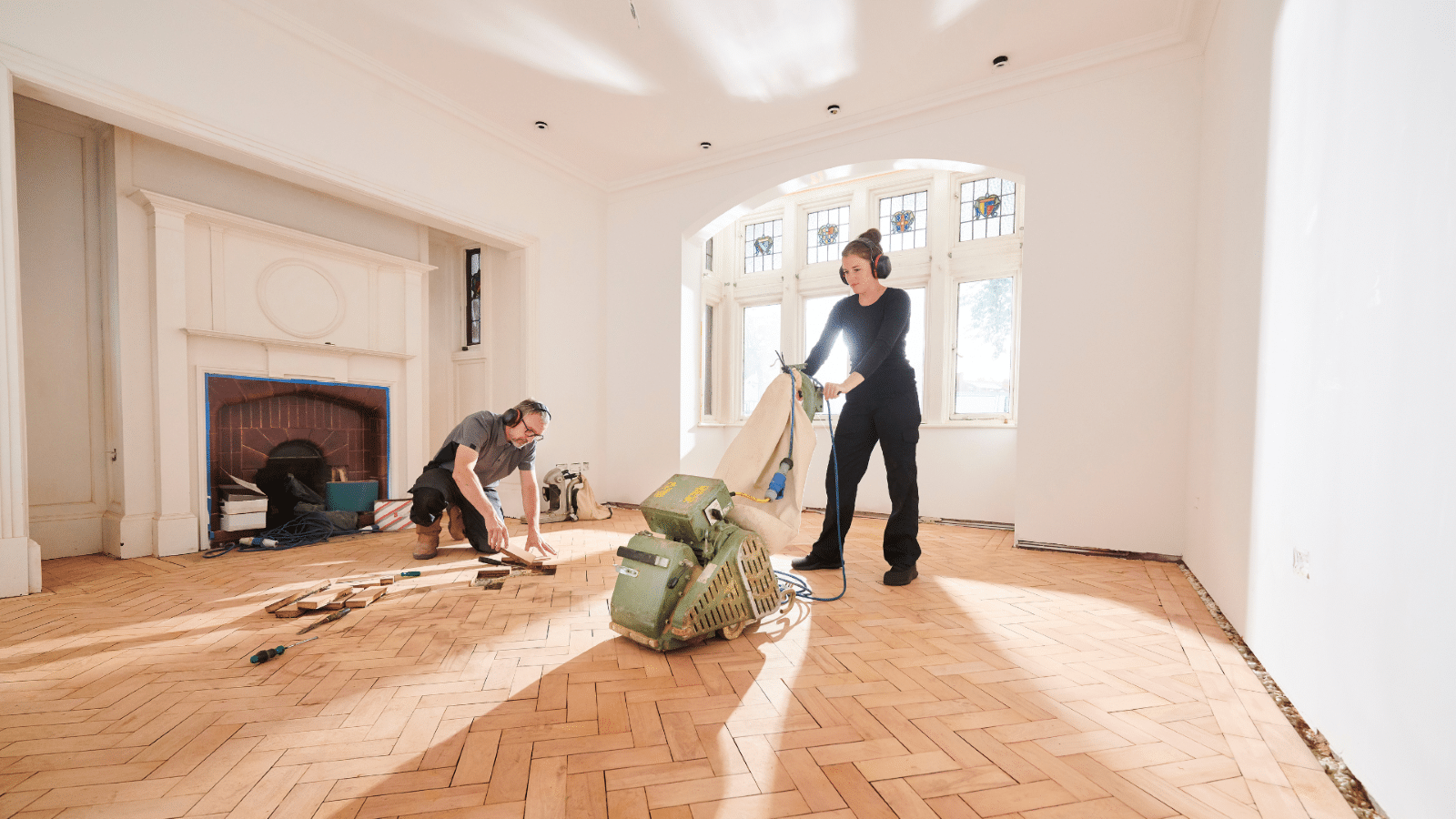 a man standing in a room
